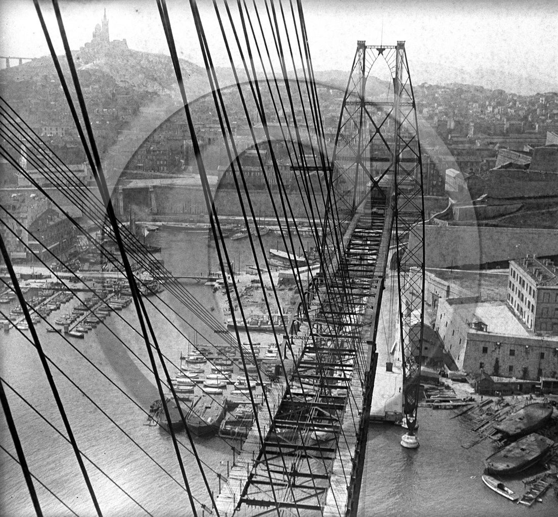 BA 677 Marseille le pont transbordeur vue du dessus  dpt 13.jpg