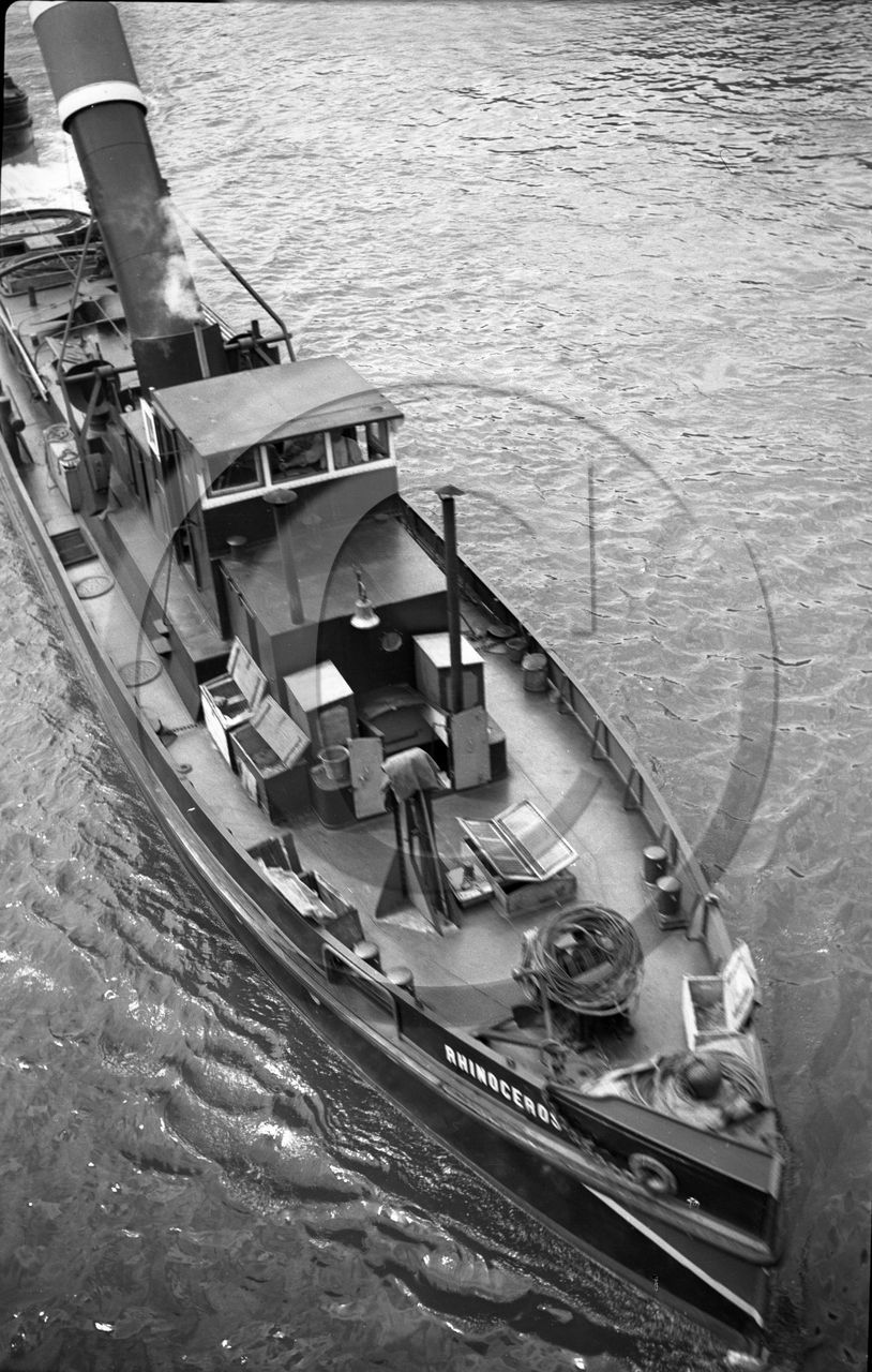 BA 316  remorqueur de rivière RHINOCEROS  gros plan avant vue d'un pont Paris.jpg